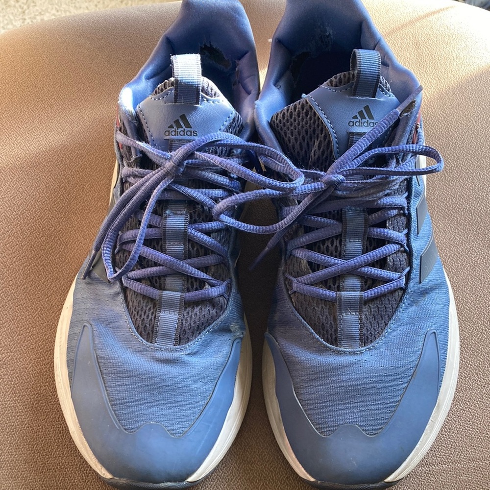 Adidas Men's Blue Bounce Athletic Shoes Size 10